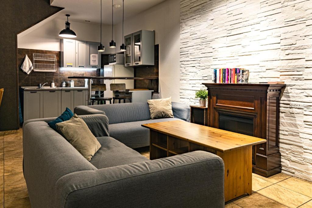 Kuchyň nebo kuchyňský kout v ubytování Hostel Orange