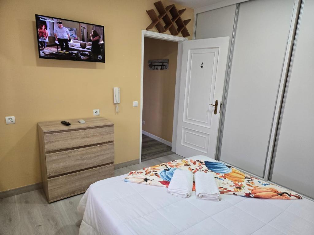 TV a/nebo společenská místnost v ubytování Guest House Pereira