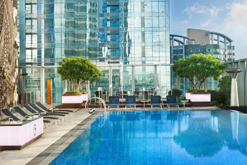 The swimming pool at or close to W Hong Kong