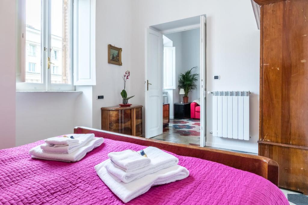 En eller flere senger på et rom på Relax Apartment Zanardelli, Piazza Navona