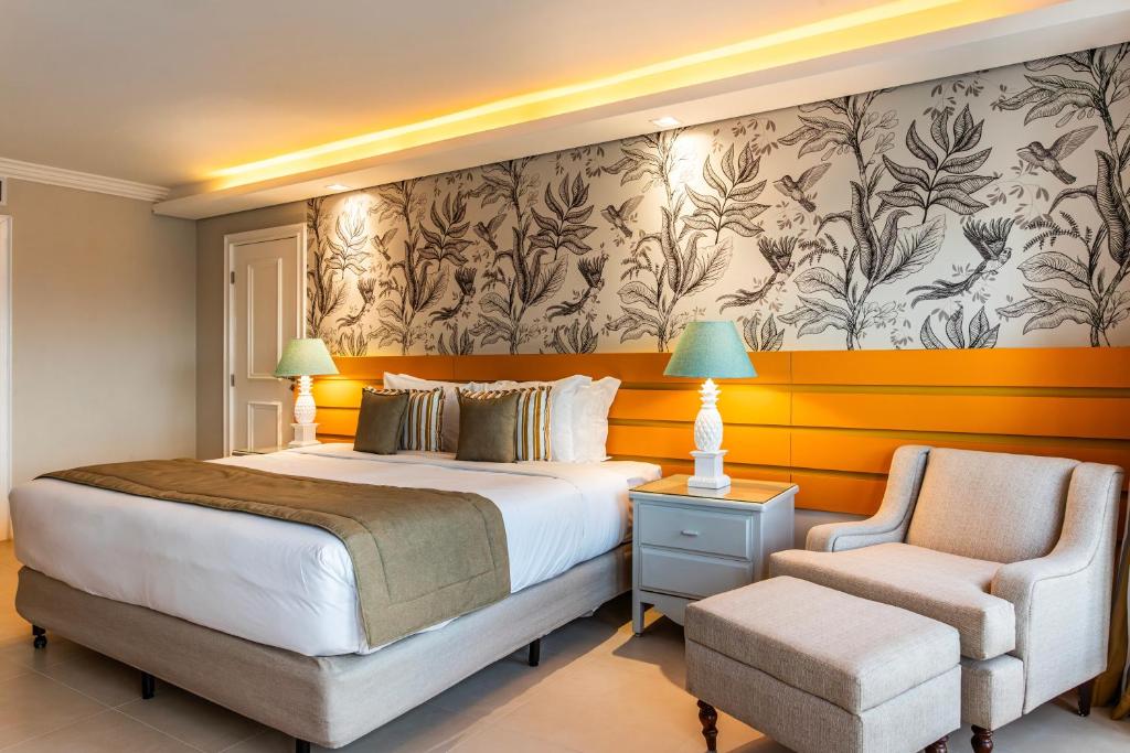 Postel nebo postele na pokoji v ubytování Sauipe Sol Grand Premium All Inclusive