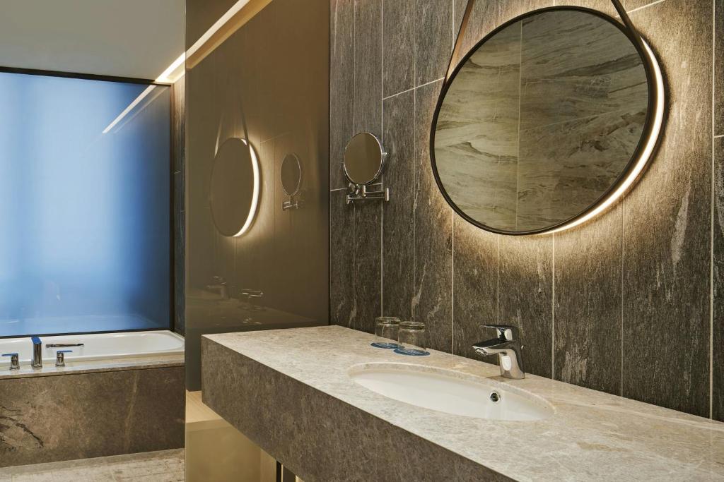 Koupelna v ubytování Four Points by Sheraton Linkou