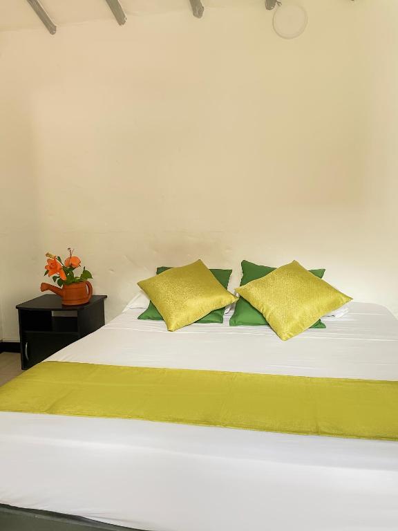 Postel nebo postele na pokoji v ubytování Hotel Premium Real