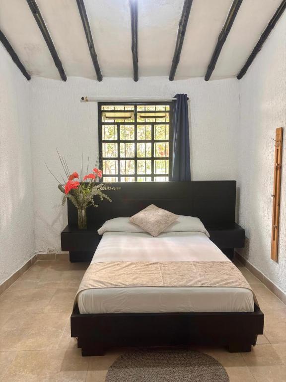 Postel nebo postele na pokoji v ubytování Hotel Premium Real