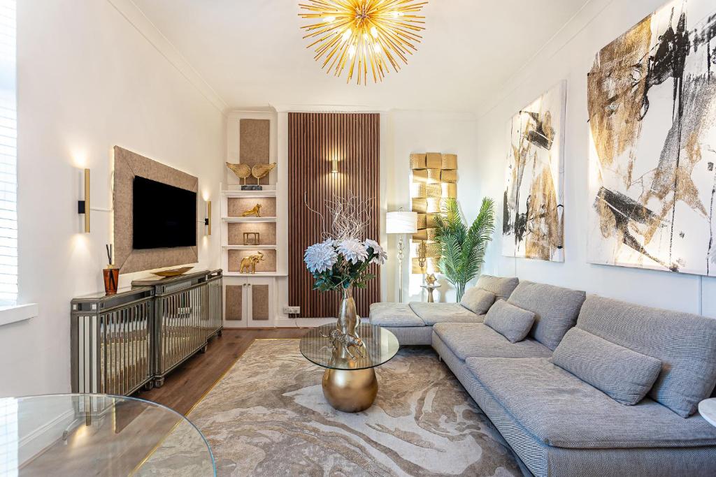 Posezení v ubytování Fiorentina Apartment - 10 mins walk from town