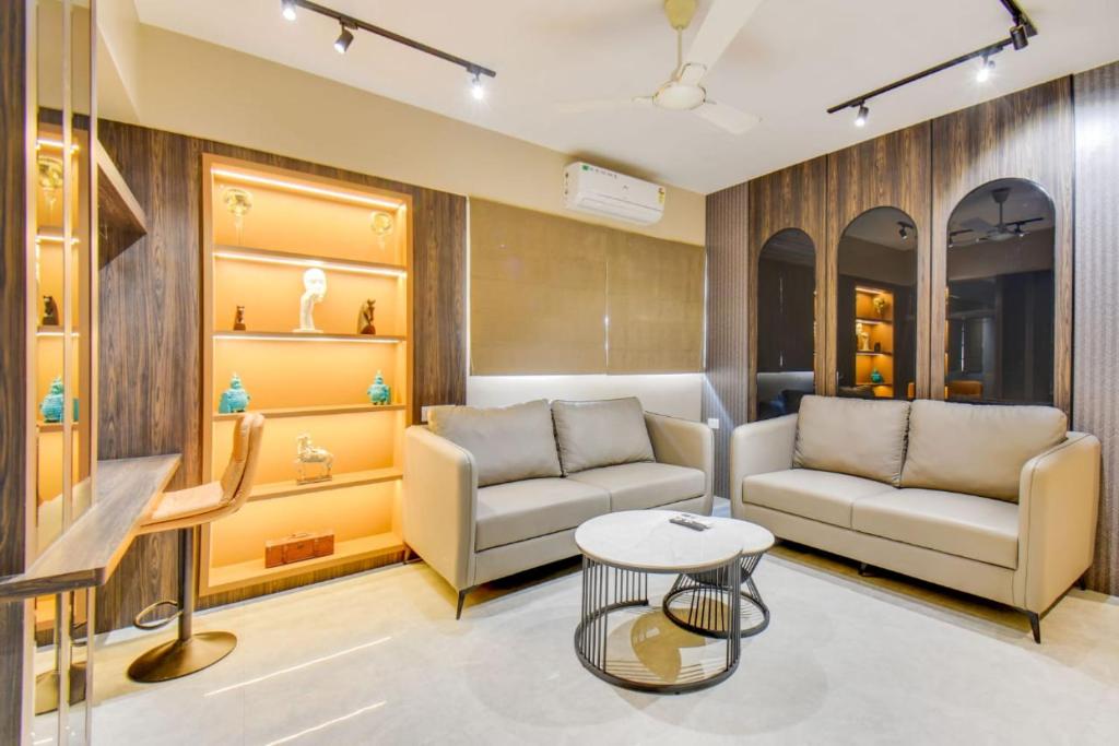 Posezení v ubytování Abssolute Homtel - Rooms & Suites