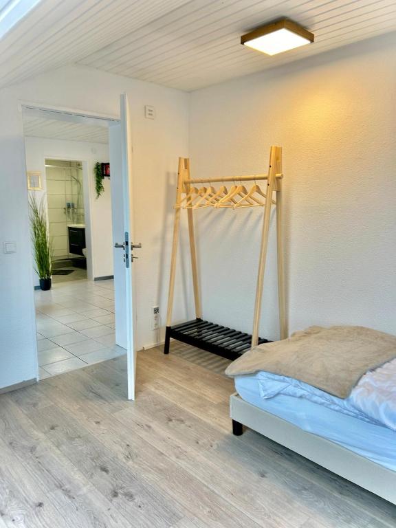 Postel nebo postele na pokoji v ubytování BASEL CH, Frankreich entdecken - NEU nahe airport