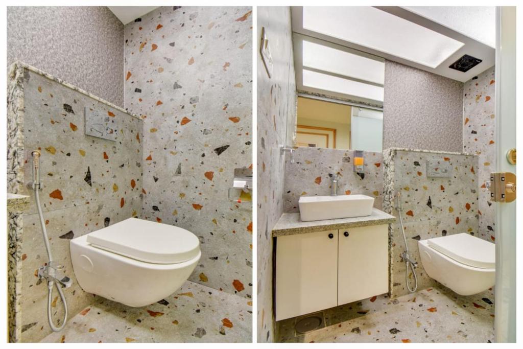 Koupelna v ubytování Abssolute Homtel - Rooms & Suites