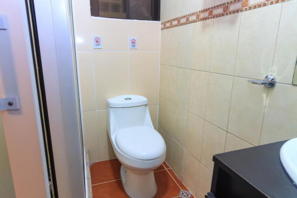 Koupelna v ubytování Casa Lomas