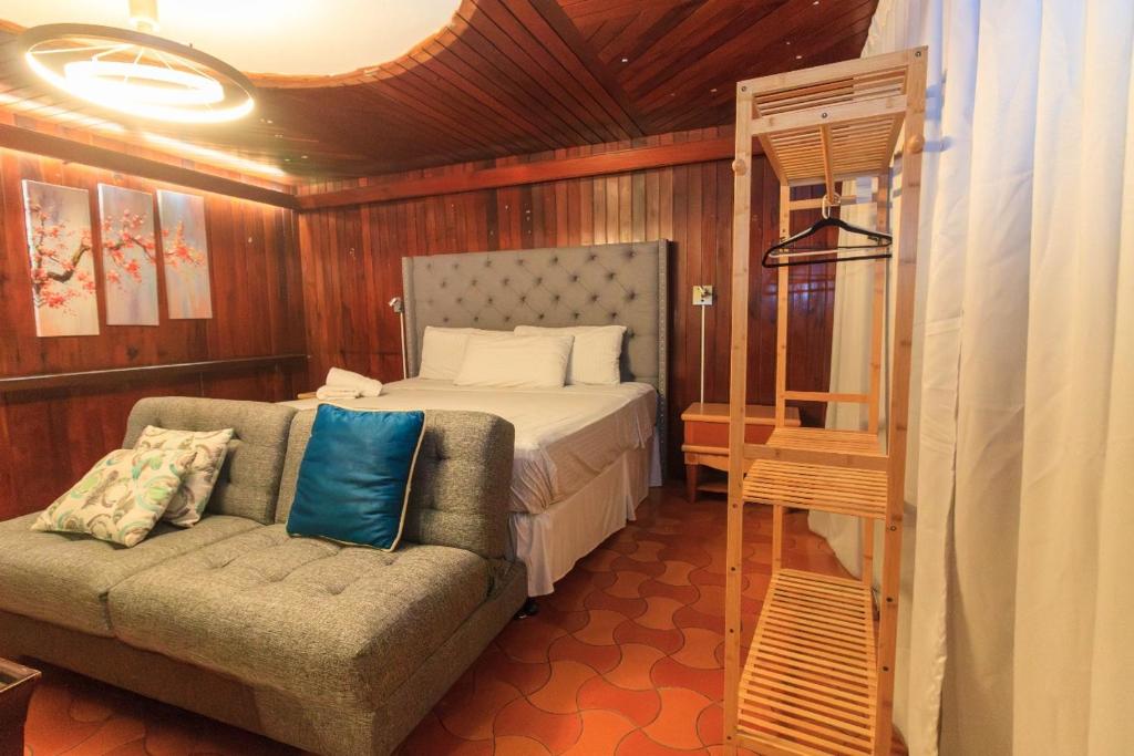 Postel nebo postele na pokoji v ubytování Casa Lomas