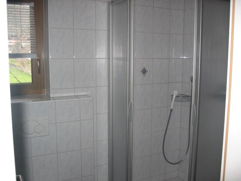 Koupelna v ubytování Luenerhof