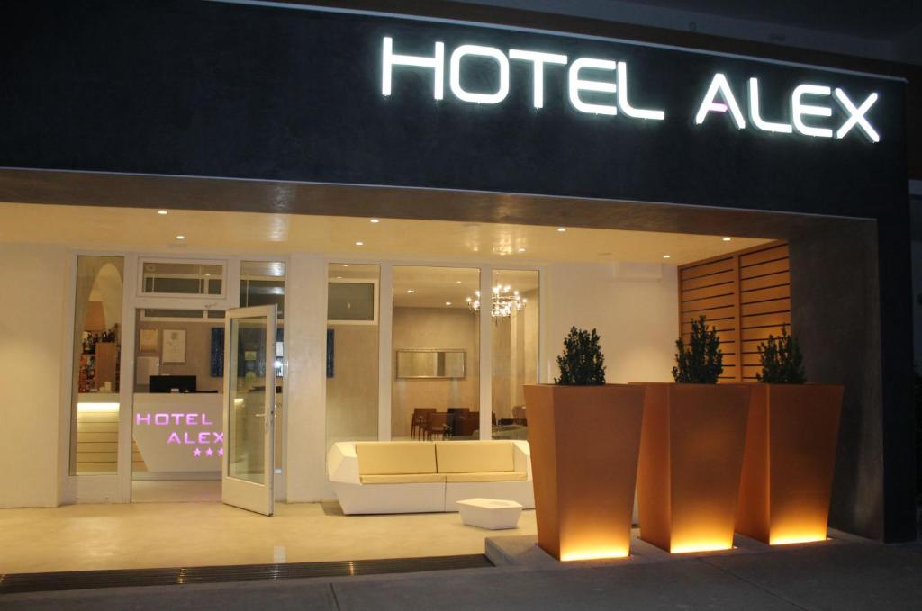 Posezení v ubytování Hotel Alex