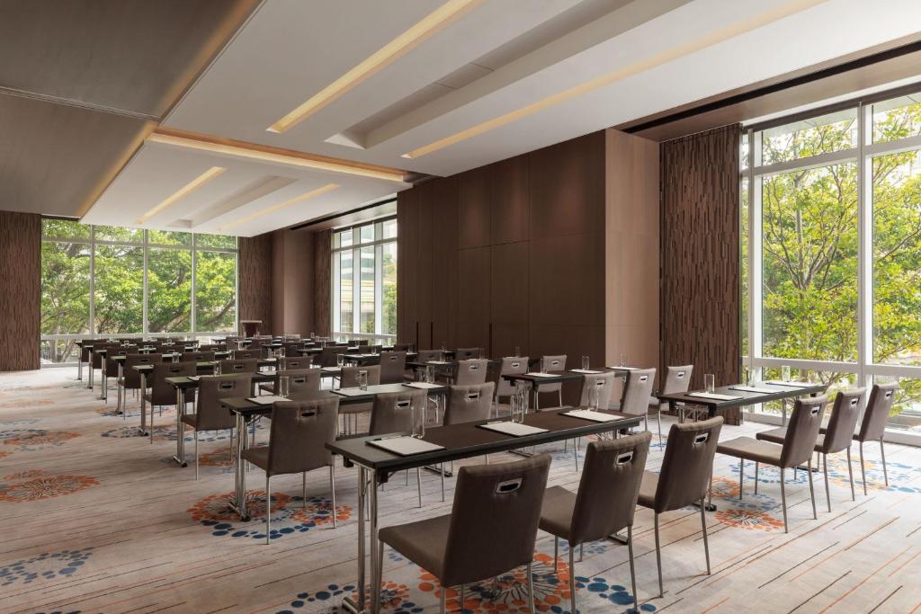 Posezení v ubytování Courtyard by Marriott Taipei Downtown