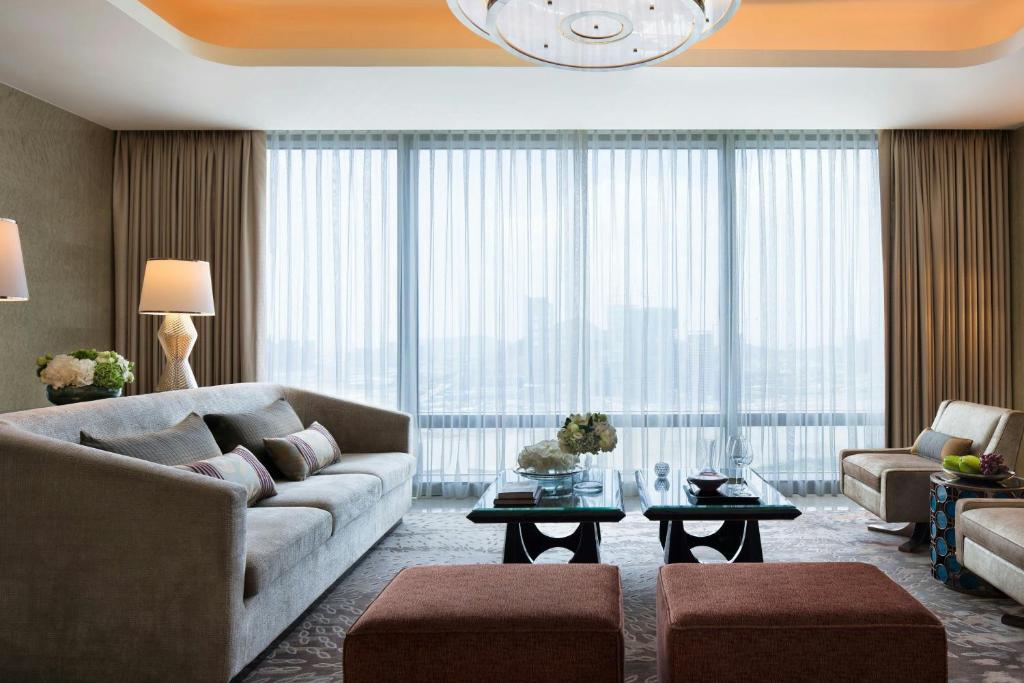 Posezení v ubytování JW Marriott Hotel Macau