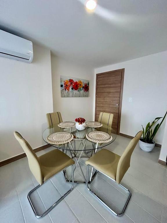 Posezení v ubytování Loft Chic en Cipreses