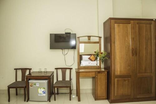 TV a/nebo společenská místnost v ubytování Smile hotel