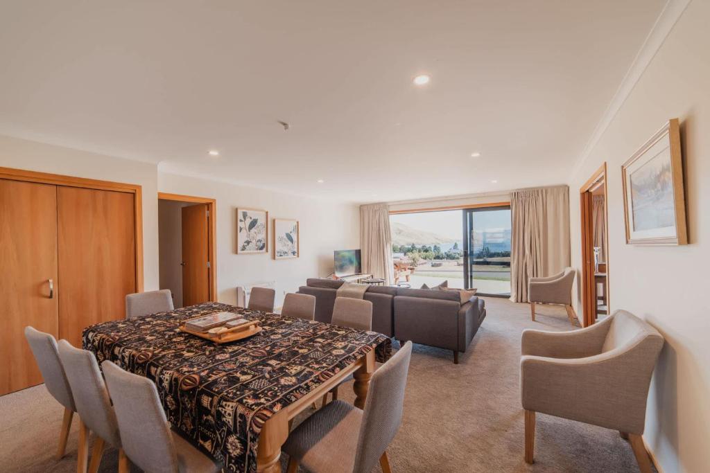 Posezení v ubytování Lake Lodge Tekapo