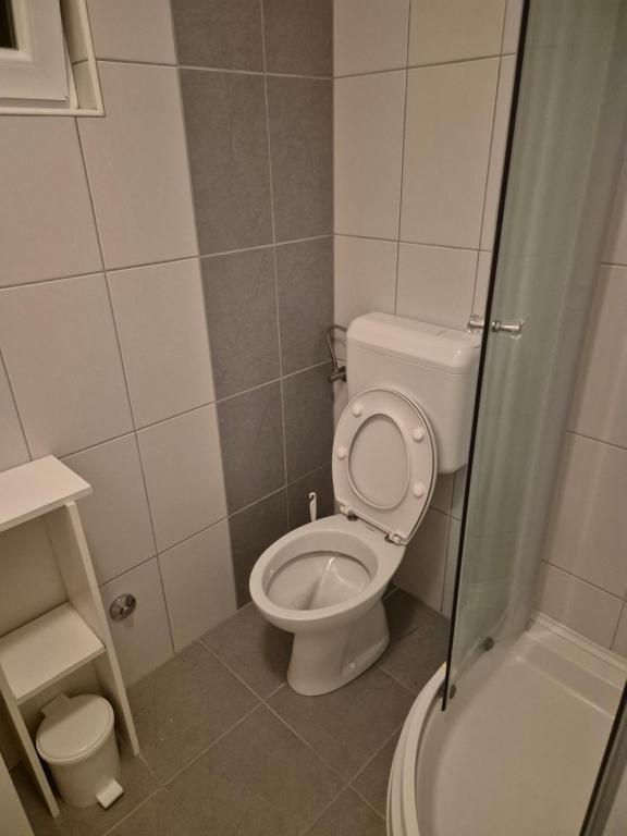 Koupelna v ubytování Apartments Karmen