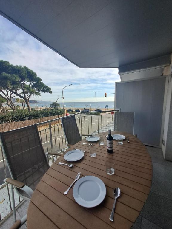 Un balcon sau o terasă la Apartamento Palomera