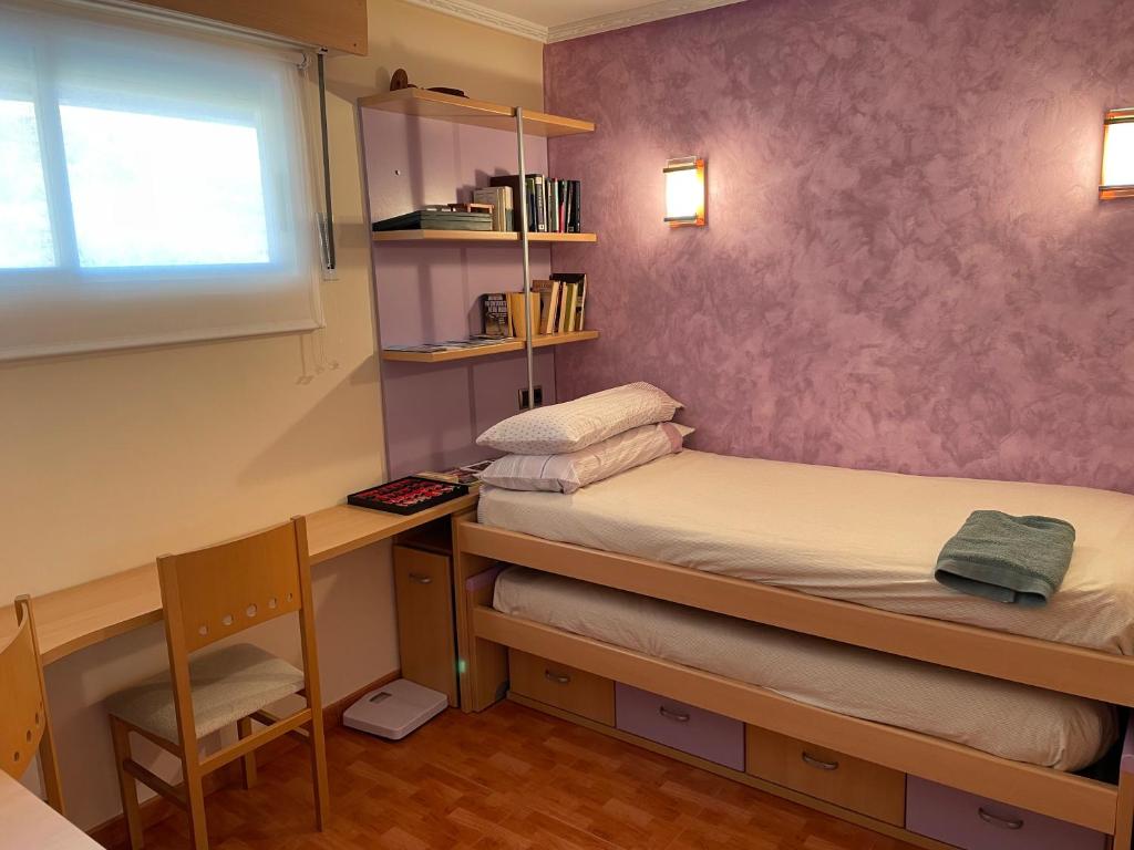 Postel nebo postele na pokoji v ubytování El BALCON DE BAKIO