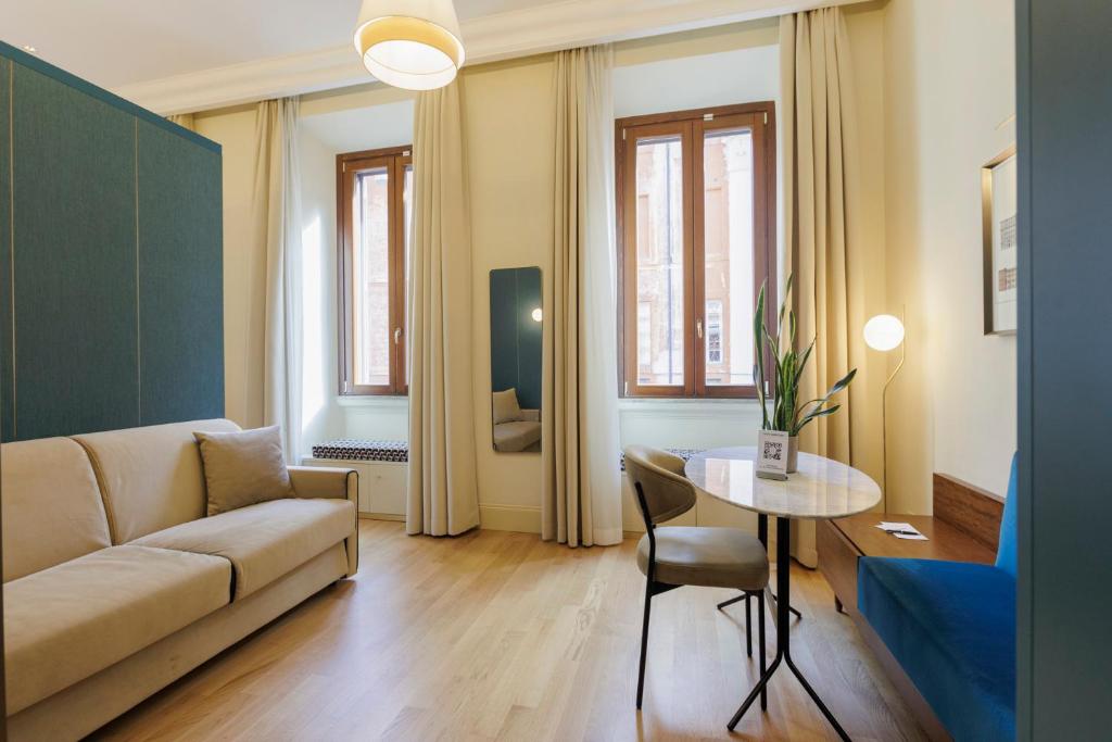 Posezení v ubytování Sentho Roma
