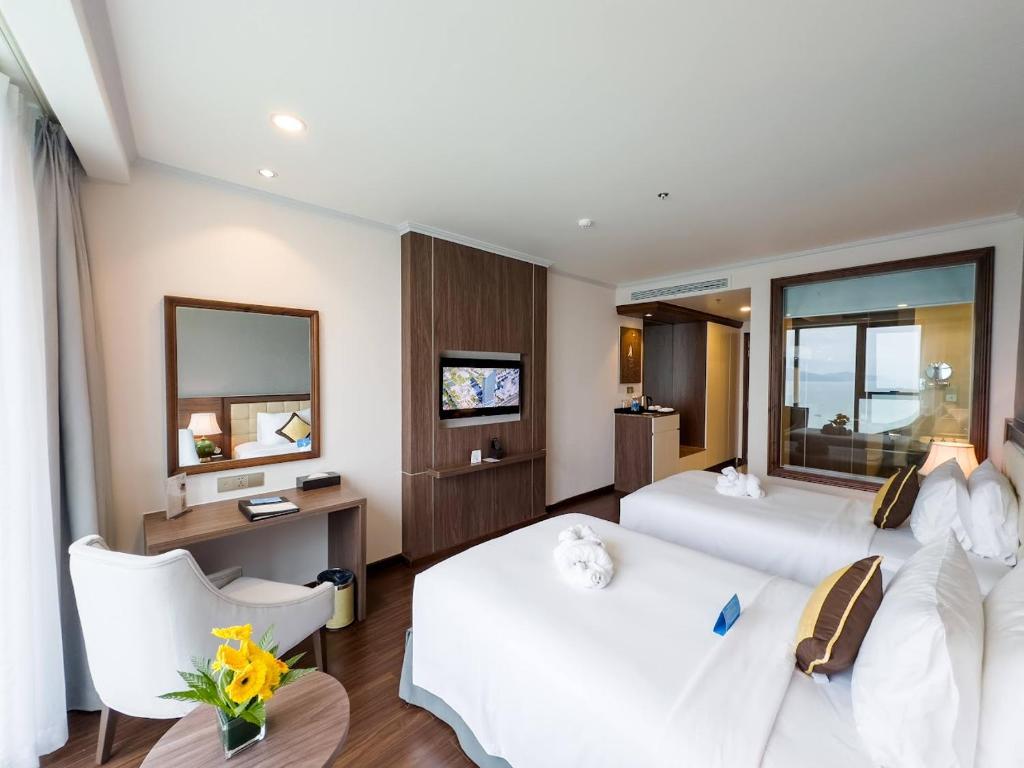 Phòng Deluxe 2 Giường Đơn Nhìn Ra Biển