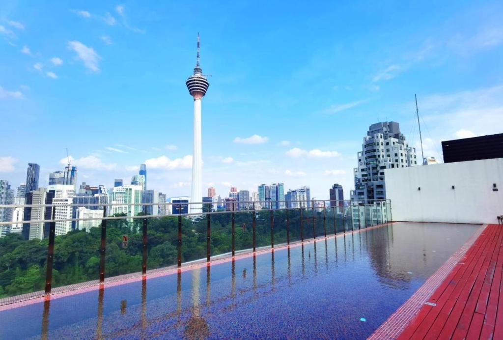 Nespecifikovaný výhled na destinaci Kuala Lumpur nebo výhled na město při pohledu z hotelu