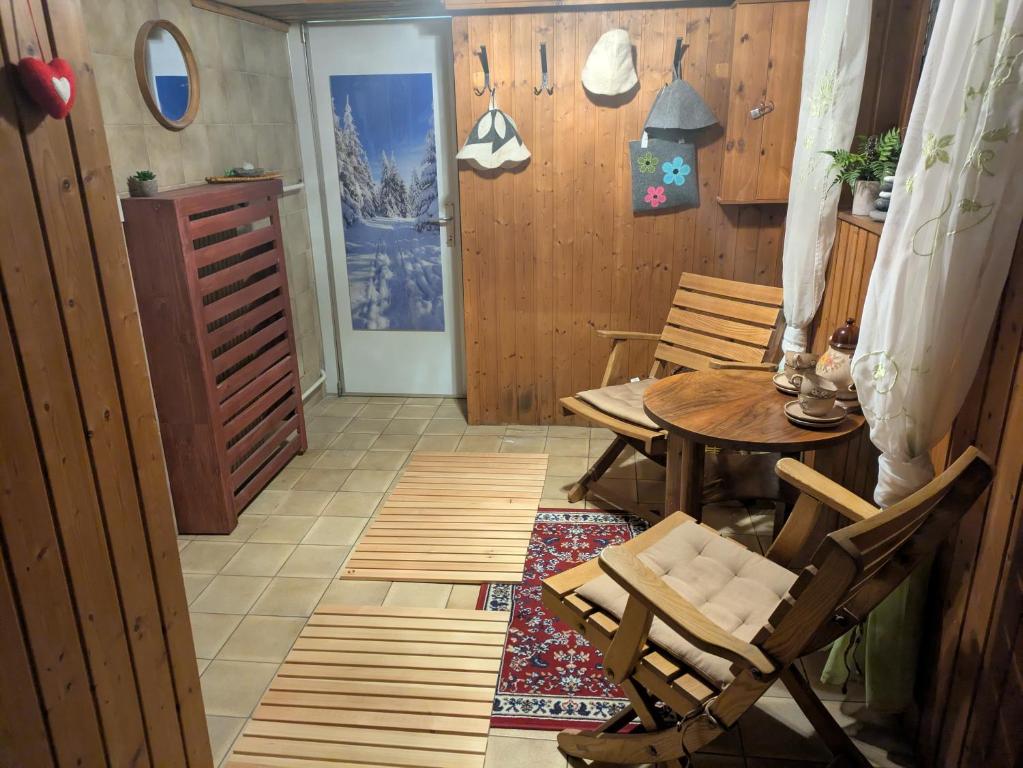 Posezení v ubytování Montahaus Retro Apartments