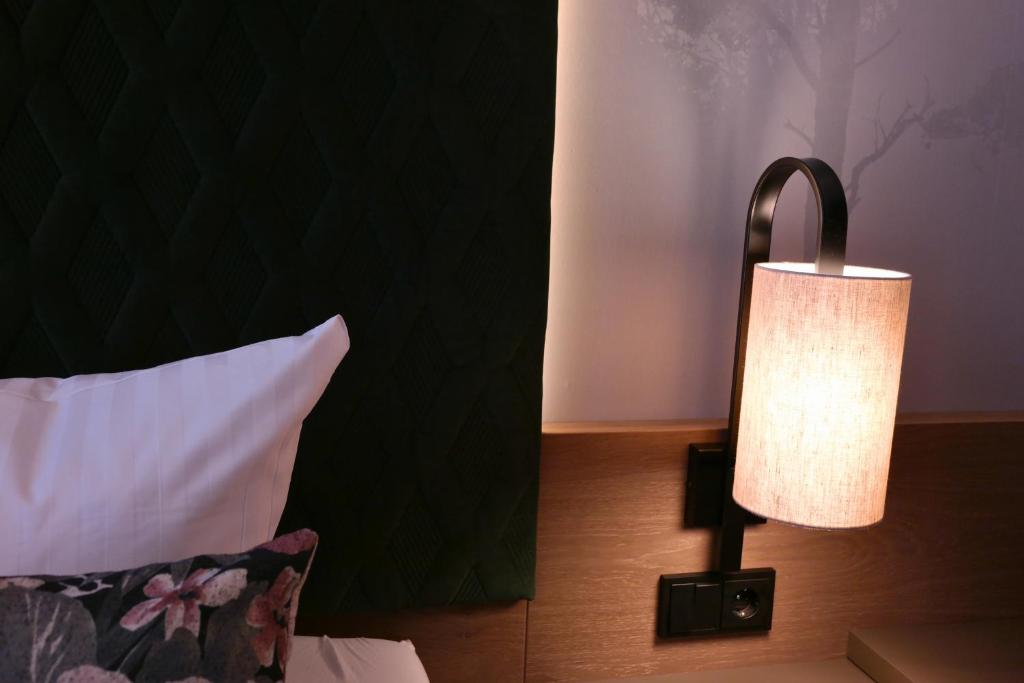 Postel nebo postele na pokoji v ubytování Hotel Vogtland
