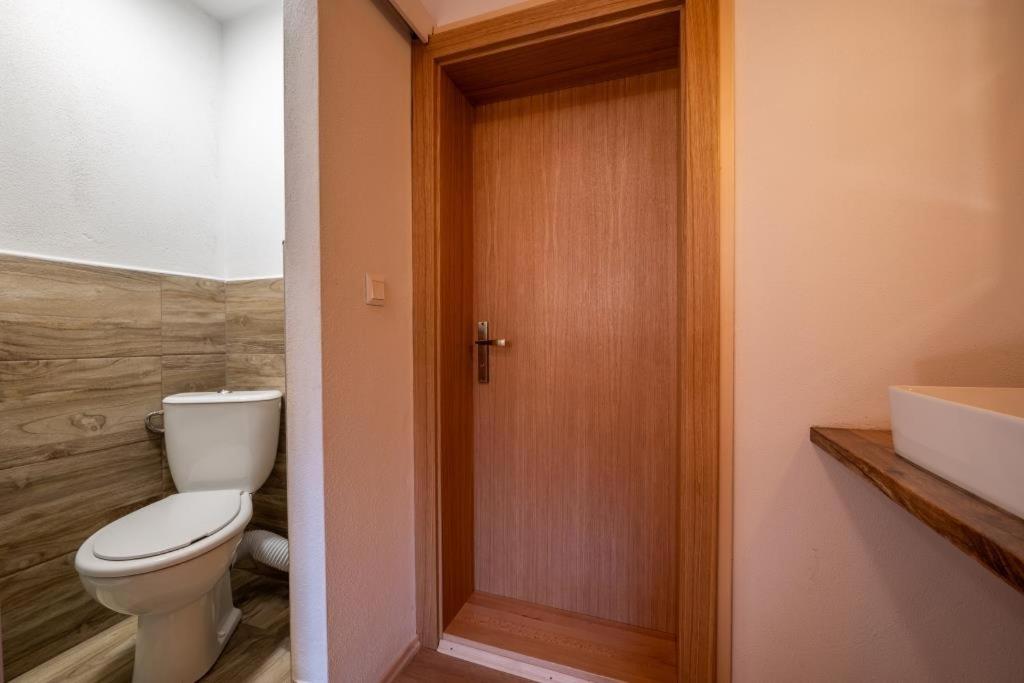Koupelna v ubytování Chata Zverovka