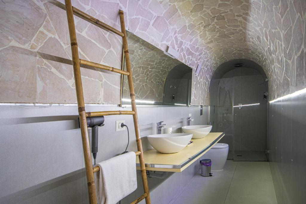 A bathroom at I Gradini