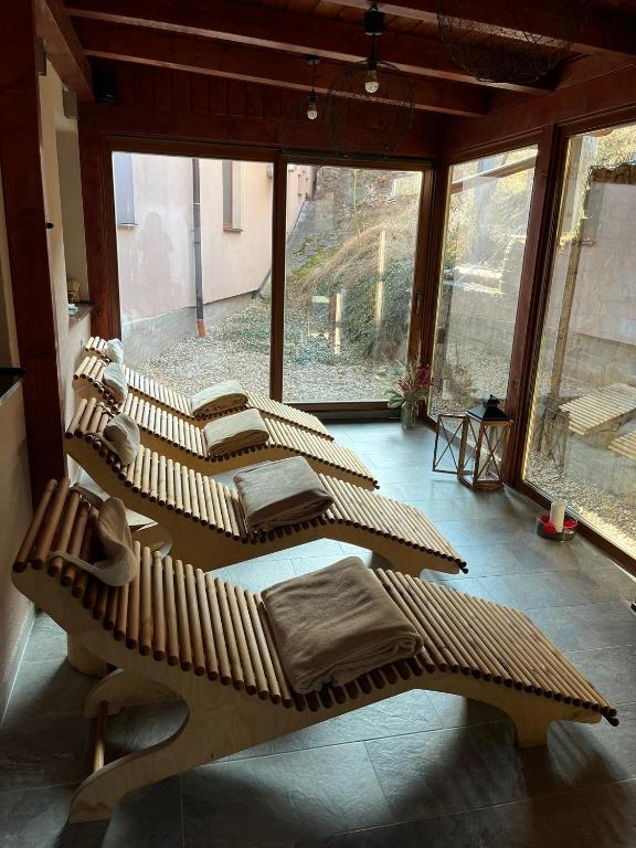 Posezení v ubytování Wellness Hotel Bozeňov