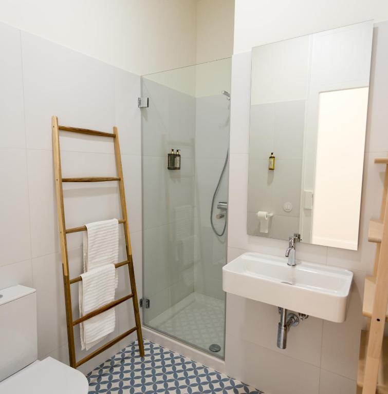 Koupelna v ubytování Vila Julieta Guesthouse