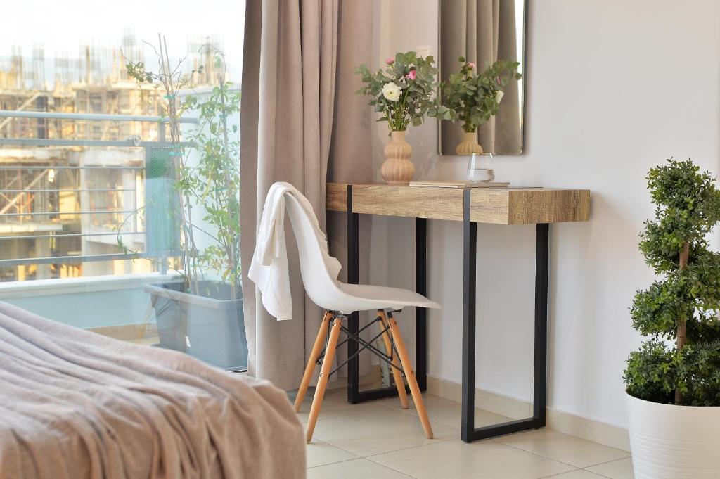 Posteľ alebo postele v izbe v ubytovaní Alekos Apartments 1 - Νetflix & Comfort