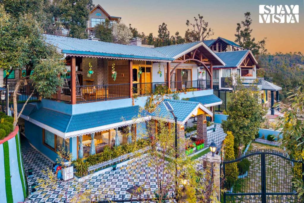 Το κτήριο όπου στεγάζεται  η βίλα