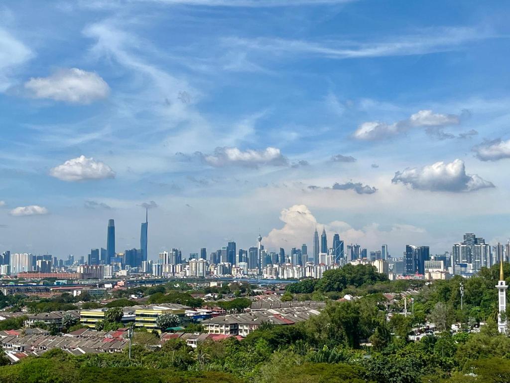 Nespecifikovaný výhled na destinaci Ampang nebo výhled na město při pohledu z apartmánu