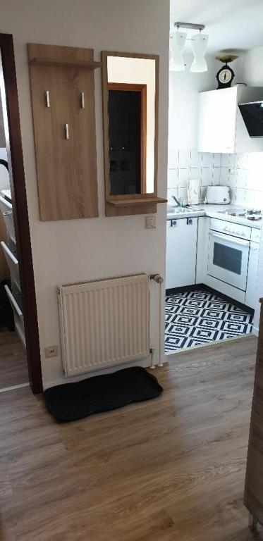 Kuchyň nebo kuchyňský kout v ubytování Ferienwohnung in Radeberg bei Dresden