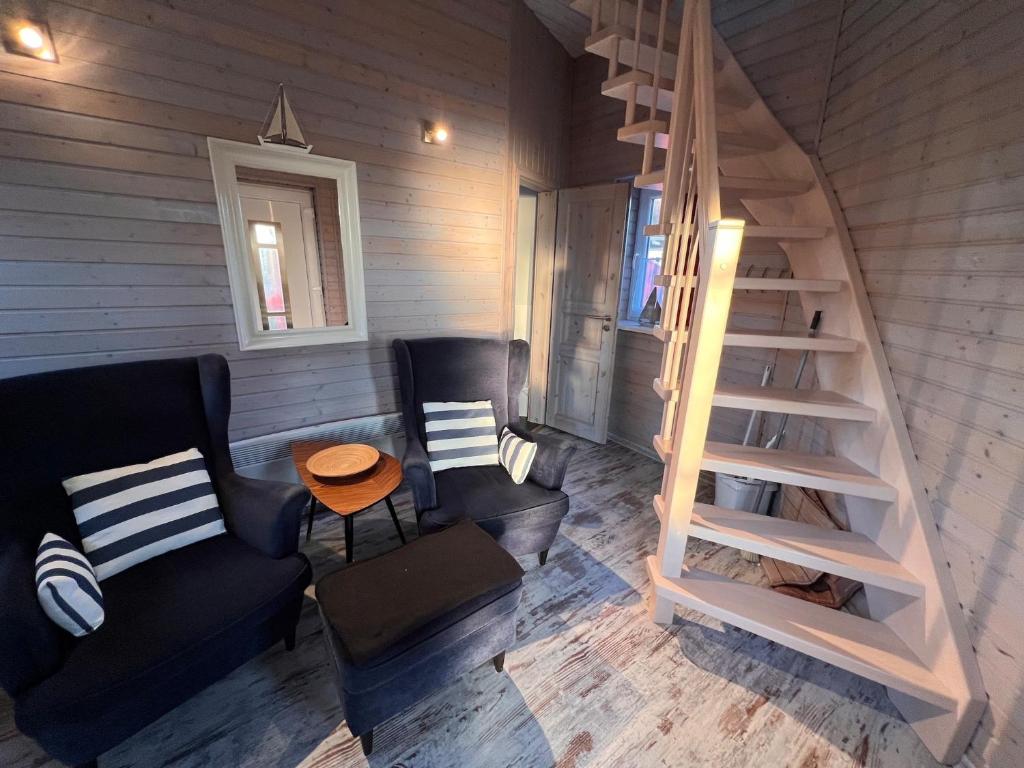 Posezení v ubytování Ferienhaus Leuchtturm