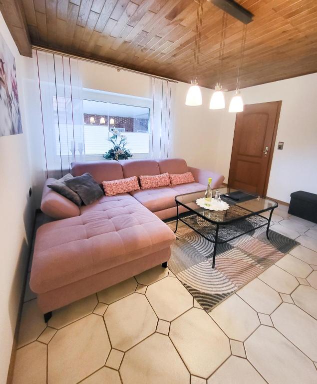 Posezení v ubytování Ferienwohnung Meyer