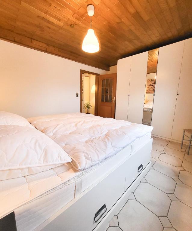 Postel nebo postele na pokoji v ubytování Ferienwohnung Meyer