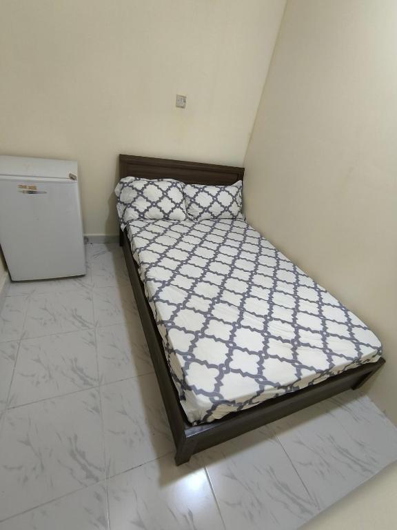 Postel nebo postele na pokoji v ubytování Partition for family