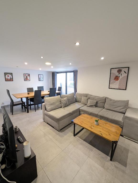 Χώρος καθιστικού στο Appartement calme