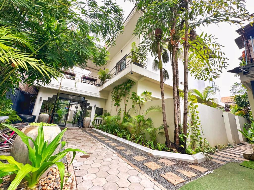 Zahrada ubytování Botanic Garden Villa Siem Reap