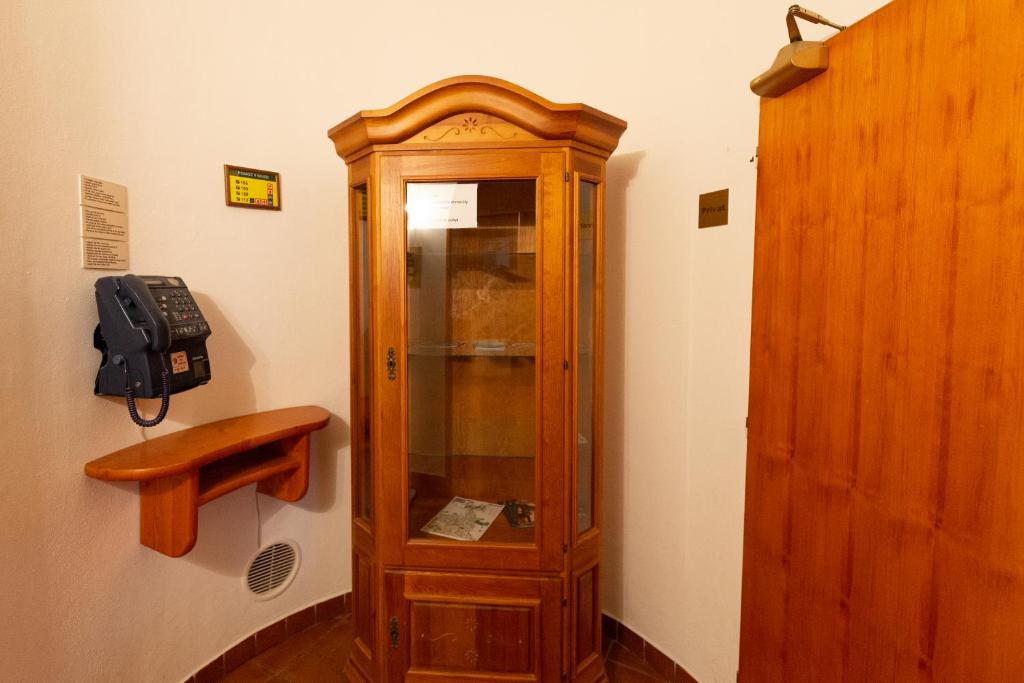 Koupelna v ubytování Pension Najdek