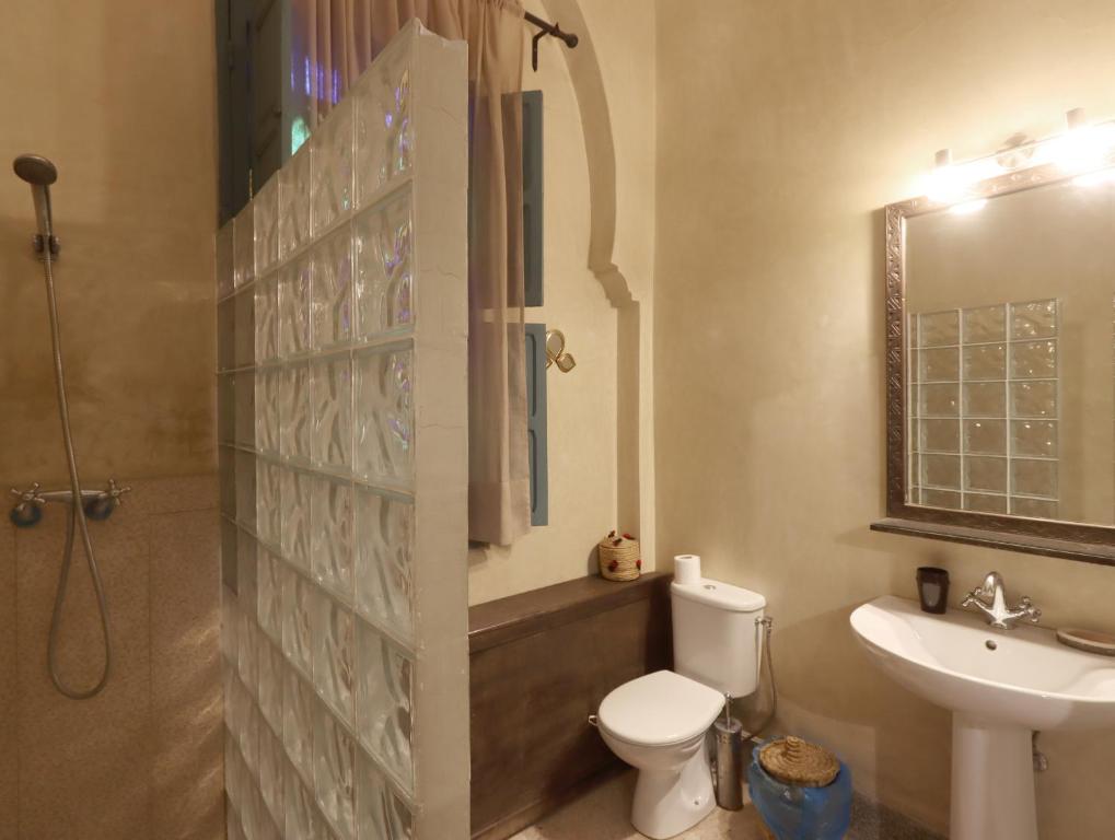 Koupelna v ubytování Riad Villa Elgada