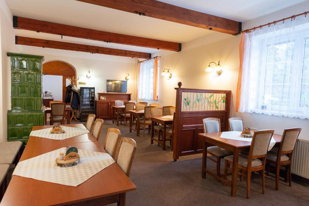 Posezení v ubytování Pension Najdek