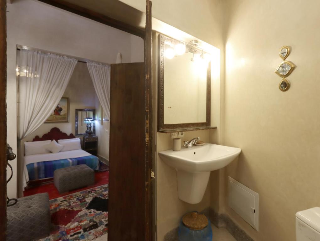 Koupelna v ubytování Riad Villa Elgada