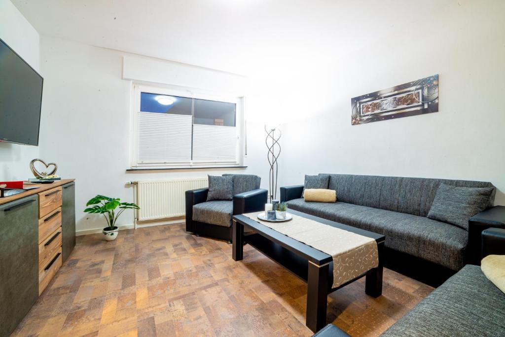 Posezení v ubytování Ferienwohnung Bernd