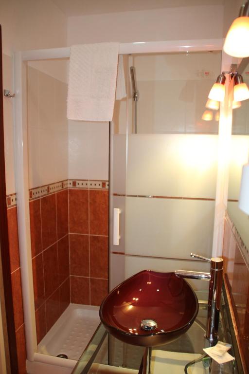 Koupelna v ubytování Hôtel Lutetia