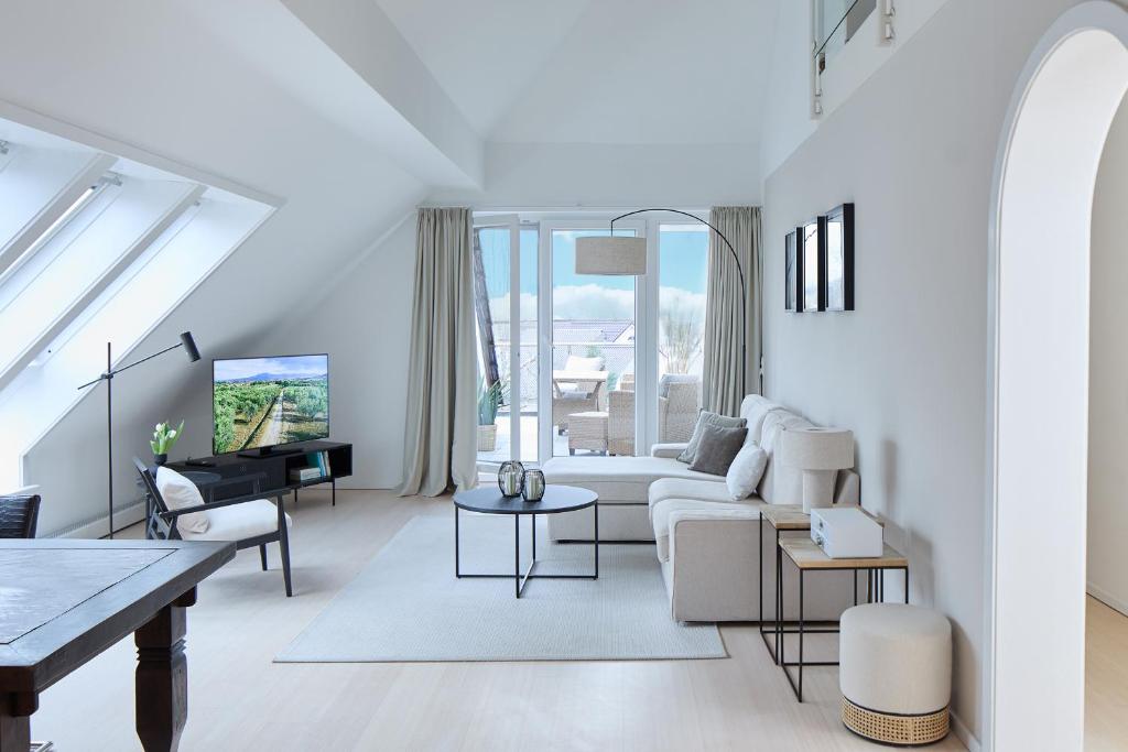 Posezení v ubytování Techts Apartmenthaus